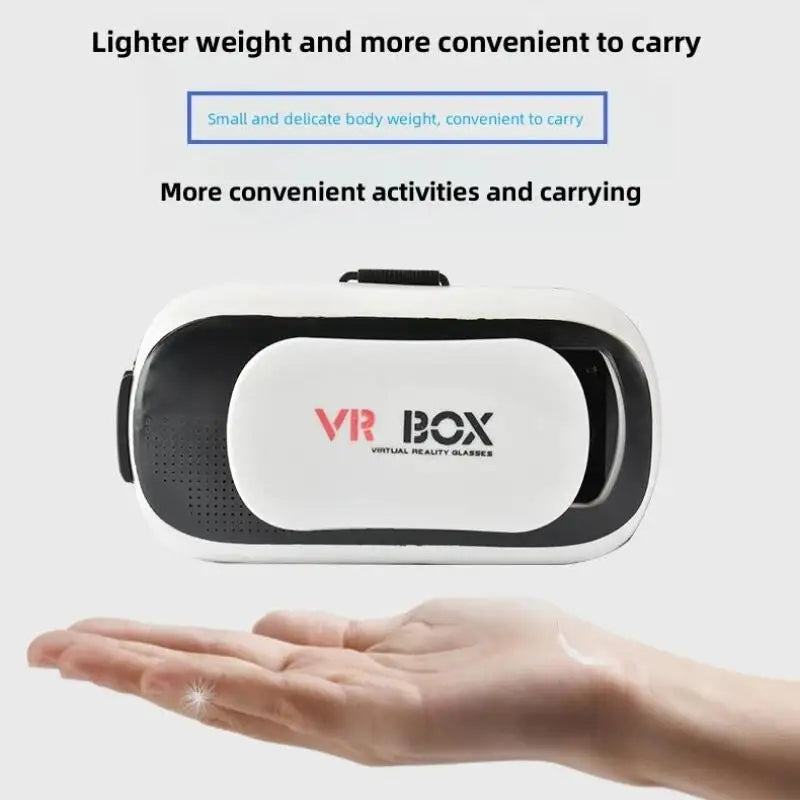 3D VR Glasses Headset Head-Mounted Adjustable VR For 4.7-6.1 Inches Android Smart Phones Virtual Reality Movie Game Helmet