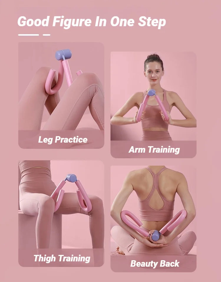 Fitness Leg Clamp Inner Equipment Trainer Accessories Yoga Women'S Home Slim Thighs God Tool Training Beauty Tightening Pelvic