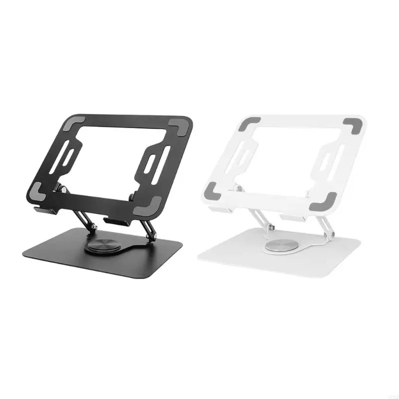 G8DB 360° Rotating Laptop Stand, Notebook Holder Height Adjustable Carbon Steel