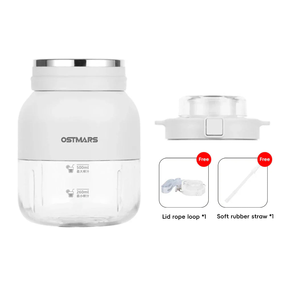 USB Rechargeable Portable Blender Cup 800ml Leakproof Tritan Material for Travel & Fitness Kitchen Appliances Kitchen Tools