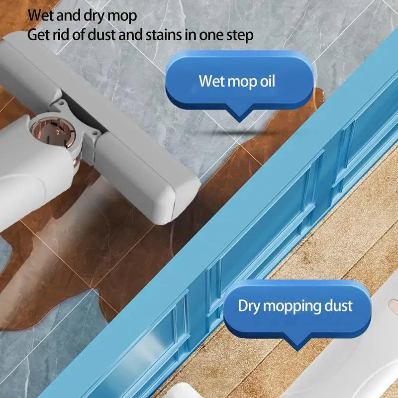 Squeeze Small Mop Telescopic Portable Small Squeeze Mop With Wet And Dry Use Household Buckets & Accessories Janitorial &