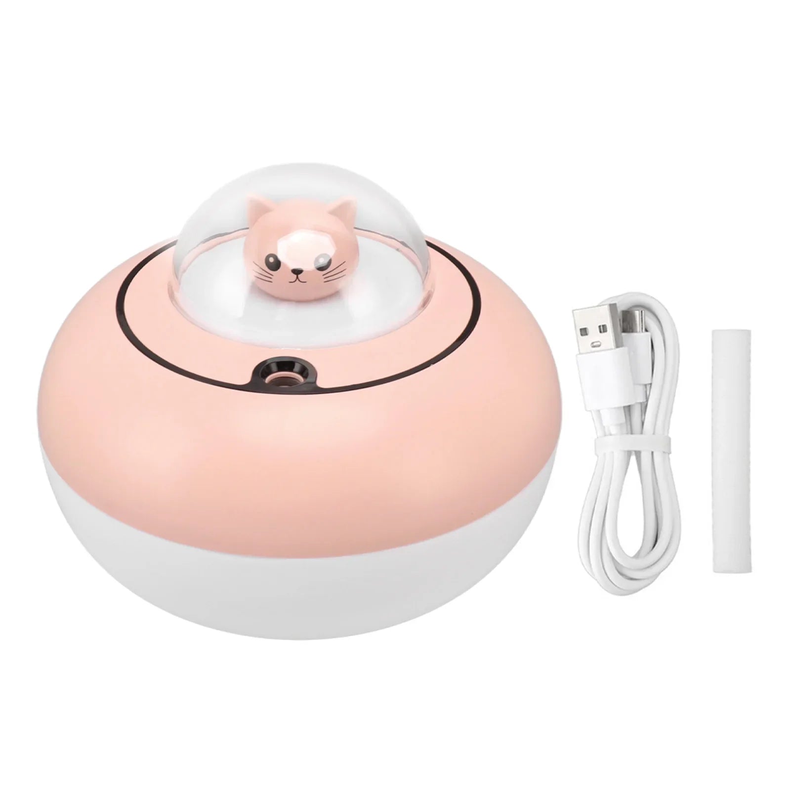 Humidifier  Humidifier Cute Cat Sculpture Portable Quiet Desktop Air Humidifier for Home  USB Plug in  Humidifier
