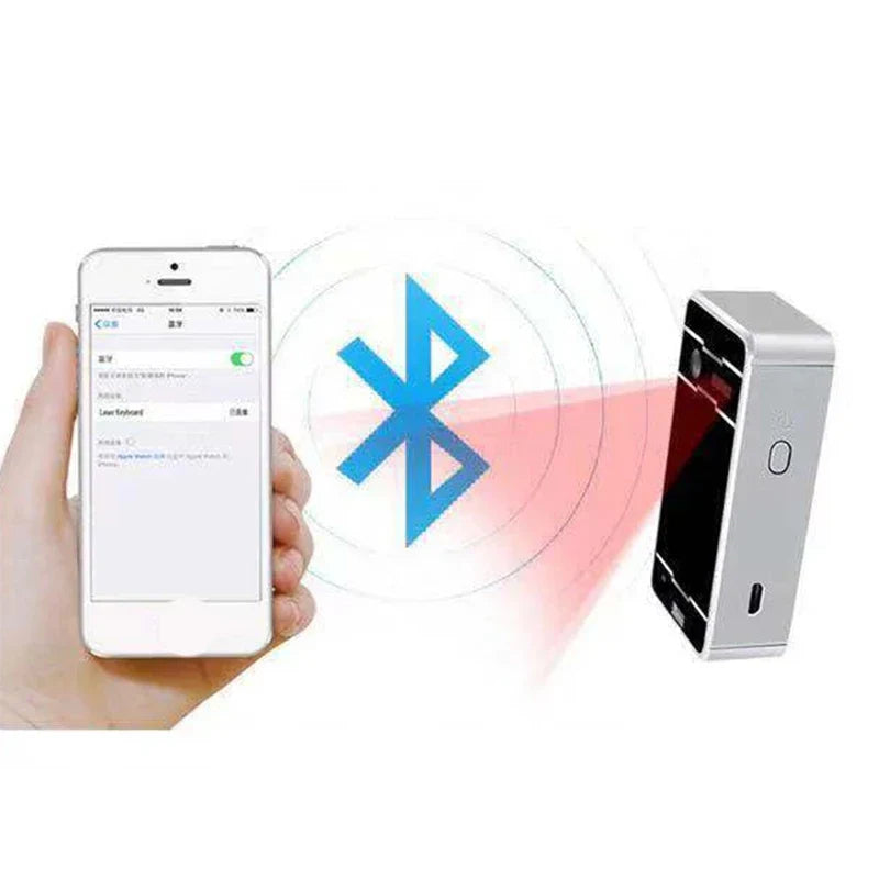 L22A-Virtual Keyboard Bluetooth Wireless Touch Projector Phone Keyboards For Computer Pad Laptop With Mouse Function