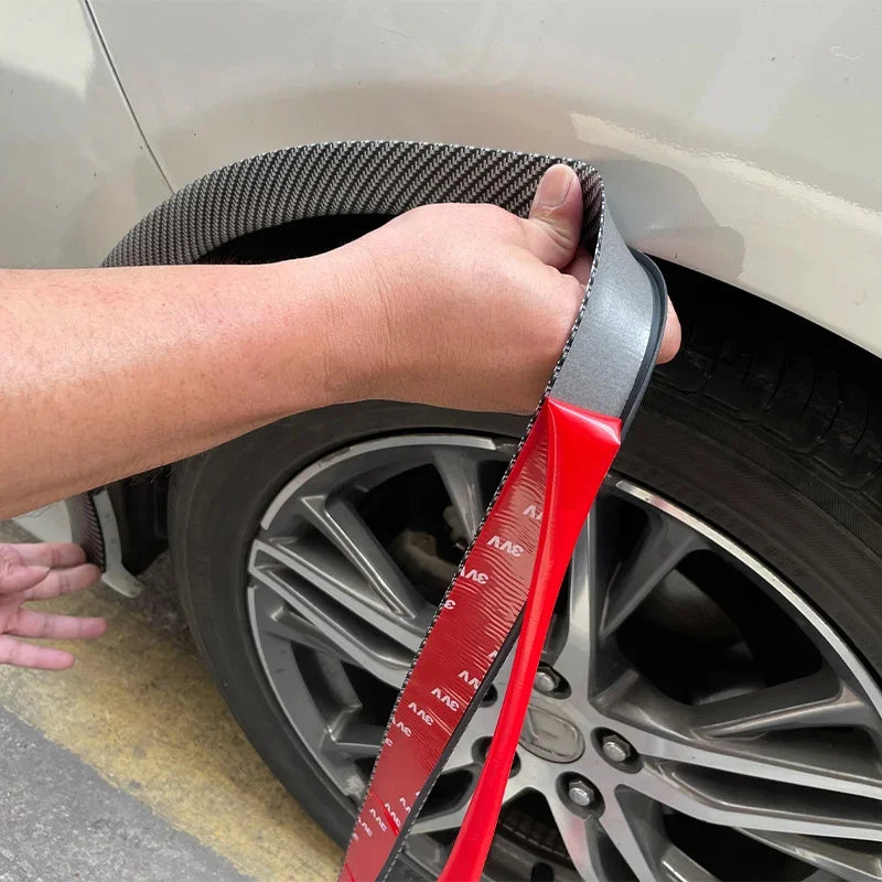 1.5 Meters Car Fender Flares Arches Wing Expander Arch Eyebrow Mudguard Lip Body Kit Protector Cover Mud Guard Accessories