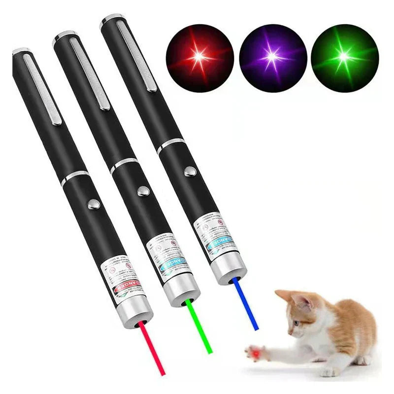 Red Laser Pointer Single Point Long Range Laser Pen Interactive Cat Pet Dog Red Dot Chase Light Toy Suitable for Hiking