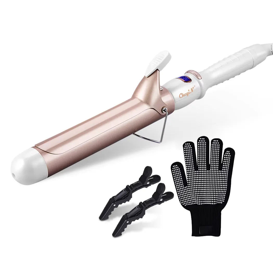 32mm 38mm Electric Hair Curler for Women Professional Ceramic Curling Iron Adjustable Temperature Hair Styling Tool