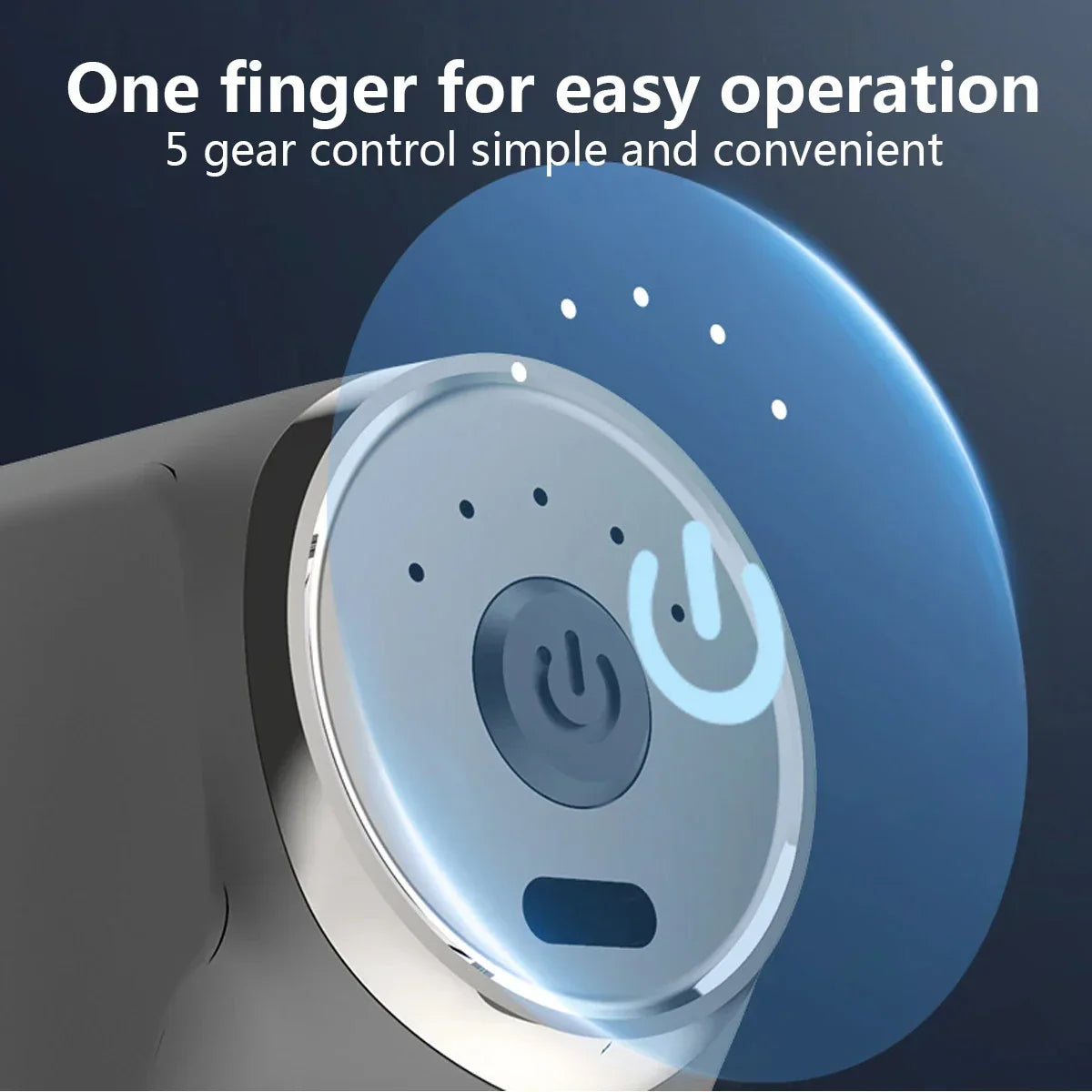 Smart High Frequency Massage Gun Electric Deep Tissue Muscle Relax Body Massager for Fitness Recovery Fascia Therapy