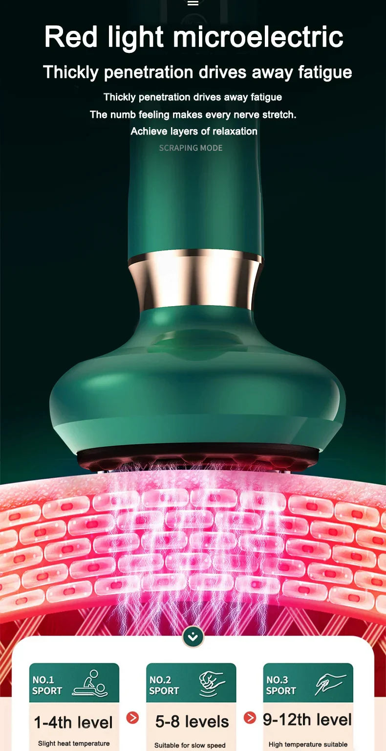 Electric multi-functional heating meridian dredging and absorbing device intelligent negative pressure heat compressor