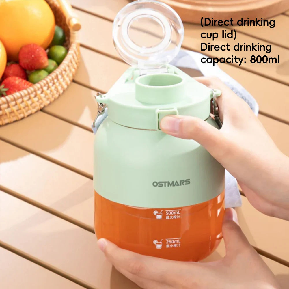 USB Rechargeable Portable Blender Cup 800ml Leakproof Tritan Material for Travel & Fitness Kitchen Appliances Kitchen Tools