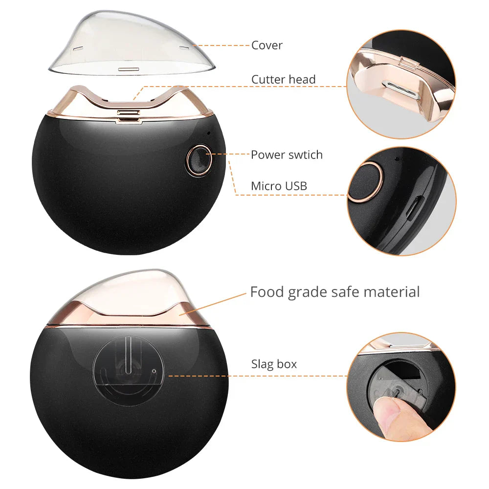 Electric Nail Clipper Automatic Nail Clipper Trimmer Cutter Nail Scissors Low Noise Anti-Splash Nail Machine Manicure Machine